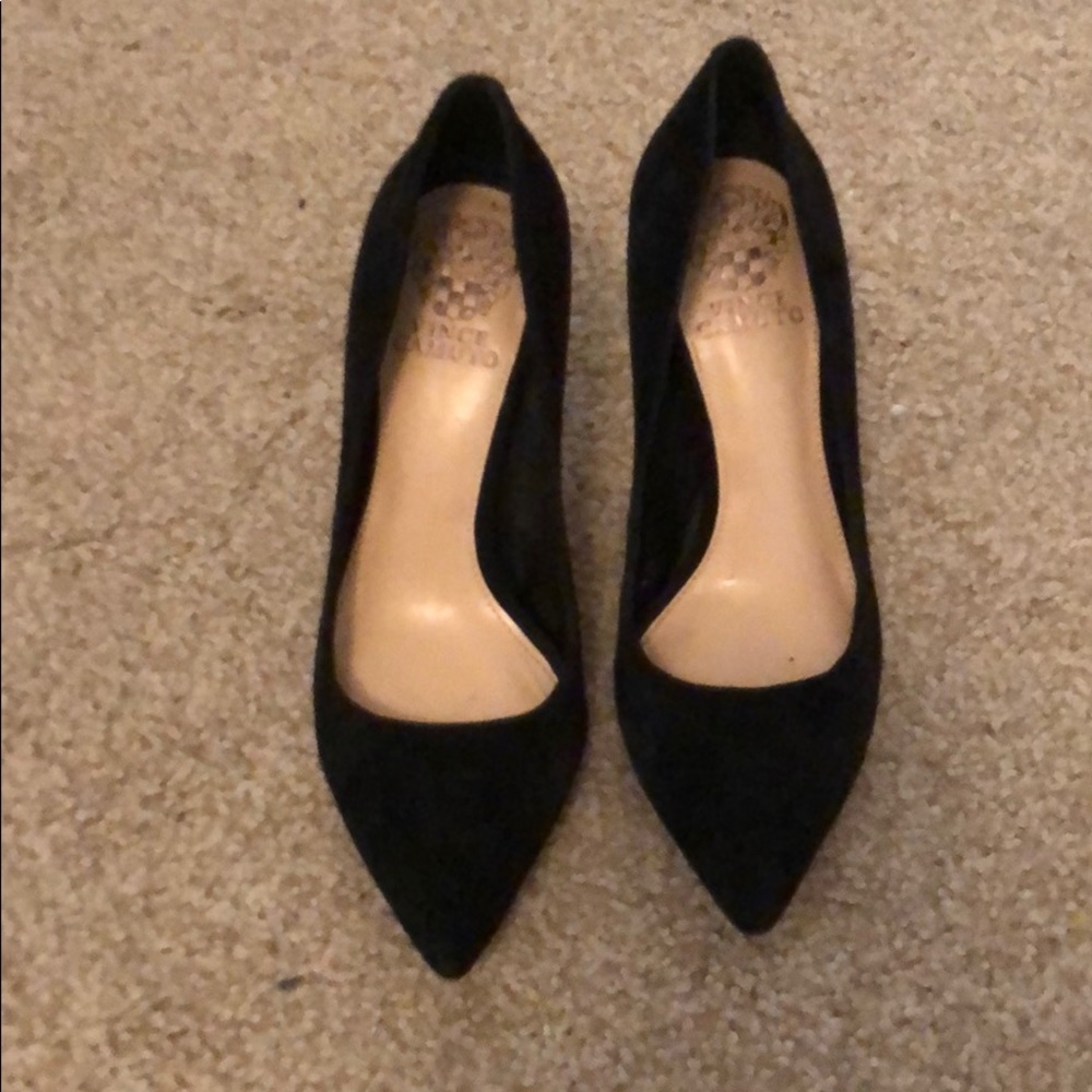Vince Camuto Black Suede Pump Size 6.5